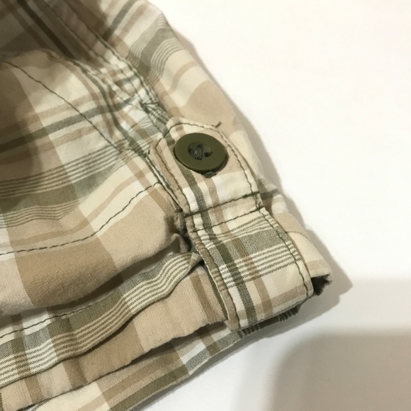 PIPER & BLUE | Cargo Shorts, Plaid - 11 - Picture 5 of 7